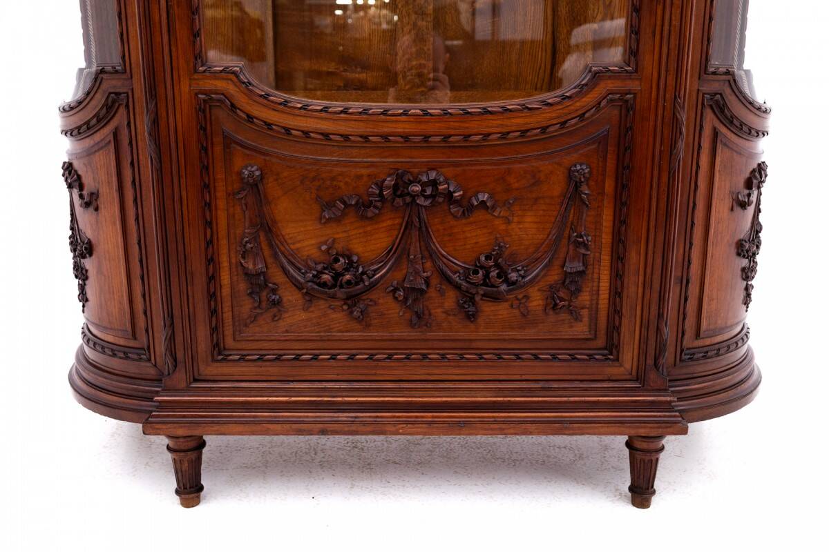 Louis XVI style display cabinet, France, around 1880.