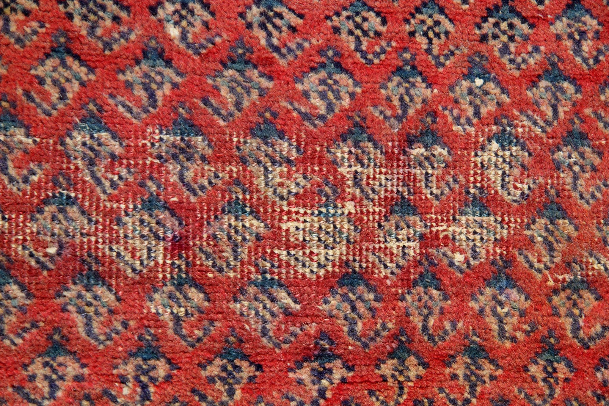 Long handmade wool persian runner traditional oriental rug- 105x320cm