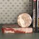 Pair of vintage marble bookends