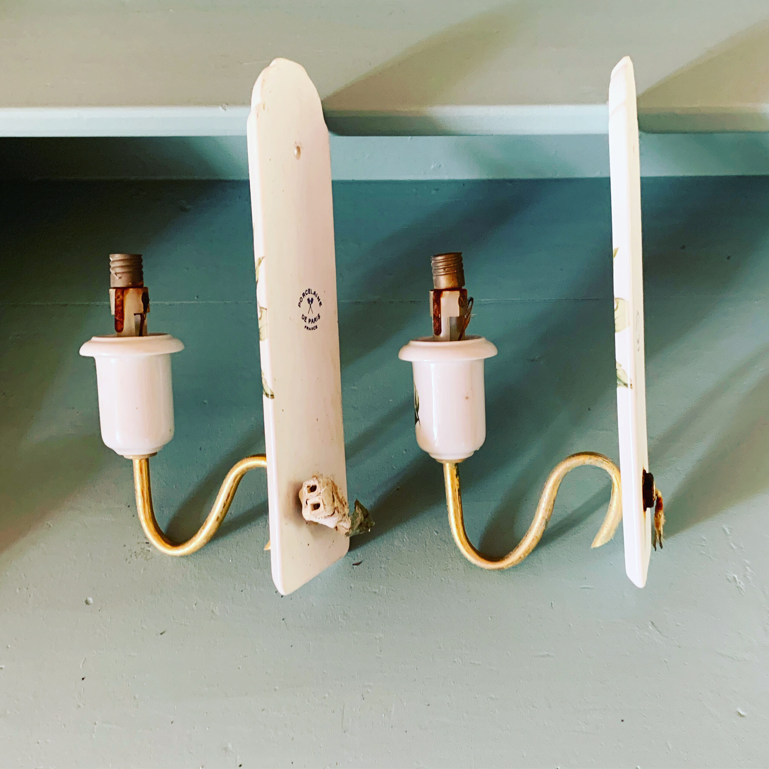 Pair of vintage sconces