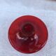 Vintage red glass vase