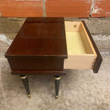 Antique bedside table. Furniture number 252. Wooden table. Wood La.