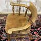 Fauteuil rustique anglais 19ème en orme et hêtre