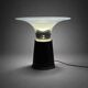 Vistosi - Leather and glass lamp circa 1970