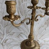 Chandeliers en bronze style Louis XVI