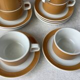 Tasses Sarreguemines design 70'
