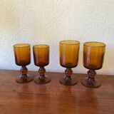 Set of Biot stemmed glasses
