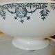Old bowl in pedestic tiles