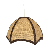 Suspension rotin tresse