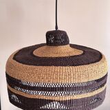 Large Boga woven pendant light (Ghana)