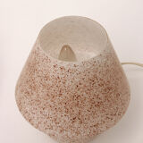 Vintage glass mushroom or champignon lamps 1960 germany.