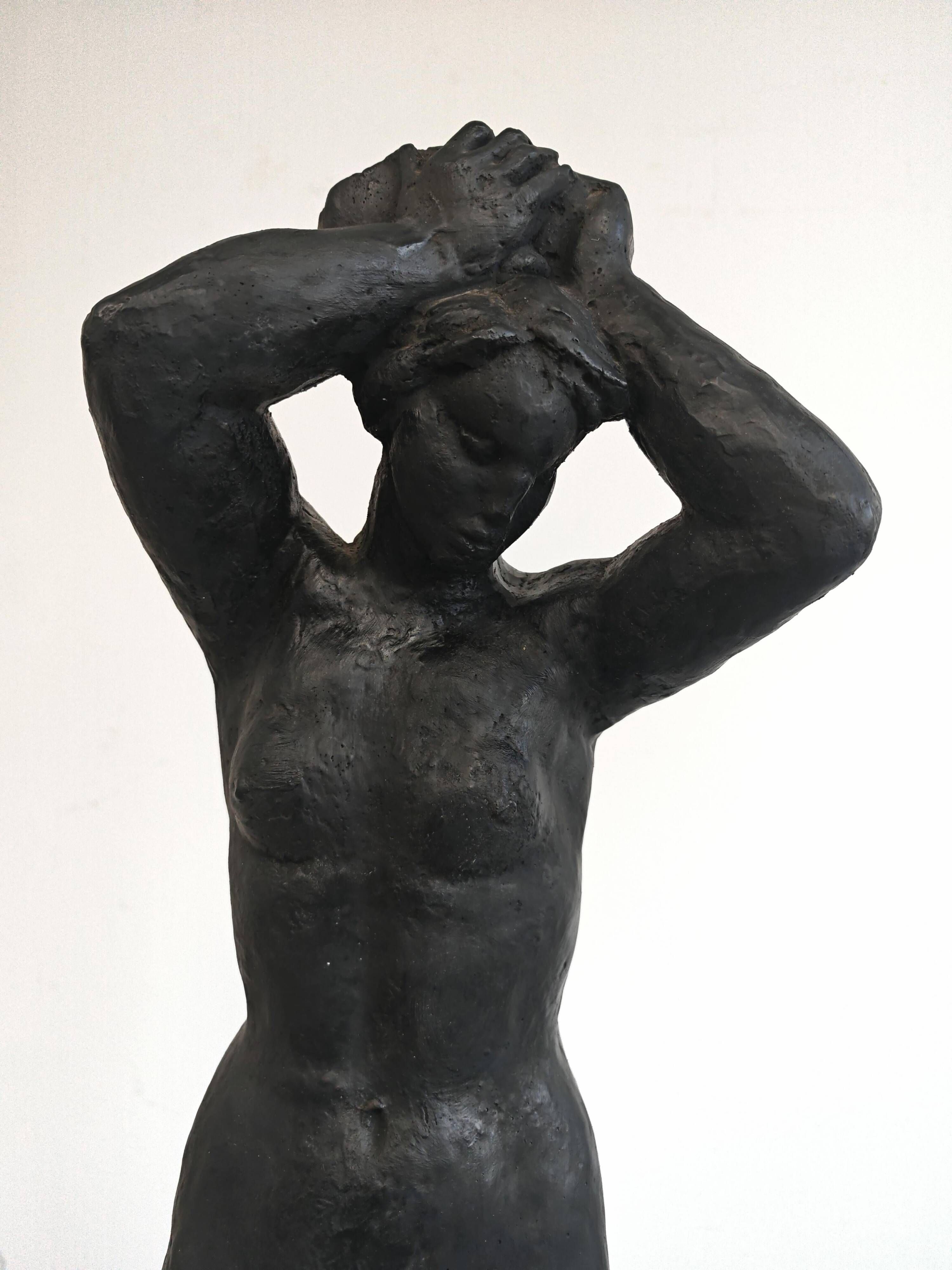 Sculpture of a Nude Woman in plaster by Radeta Stankovic