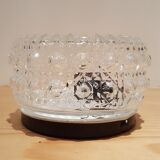 Molded glass ceiling light