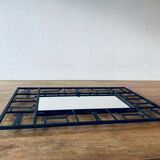 Rectangular mirror in ironwork, Frederick Weinberg