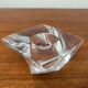 Crystal candlestick from the Tornado vintage series by Jan Johanssen for Orrefors, Sweden.