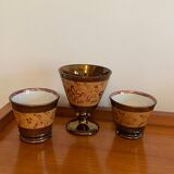 Trio of Jersey earthenware mugs