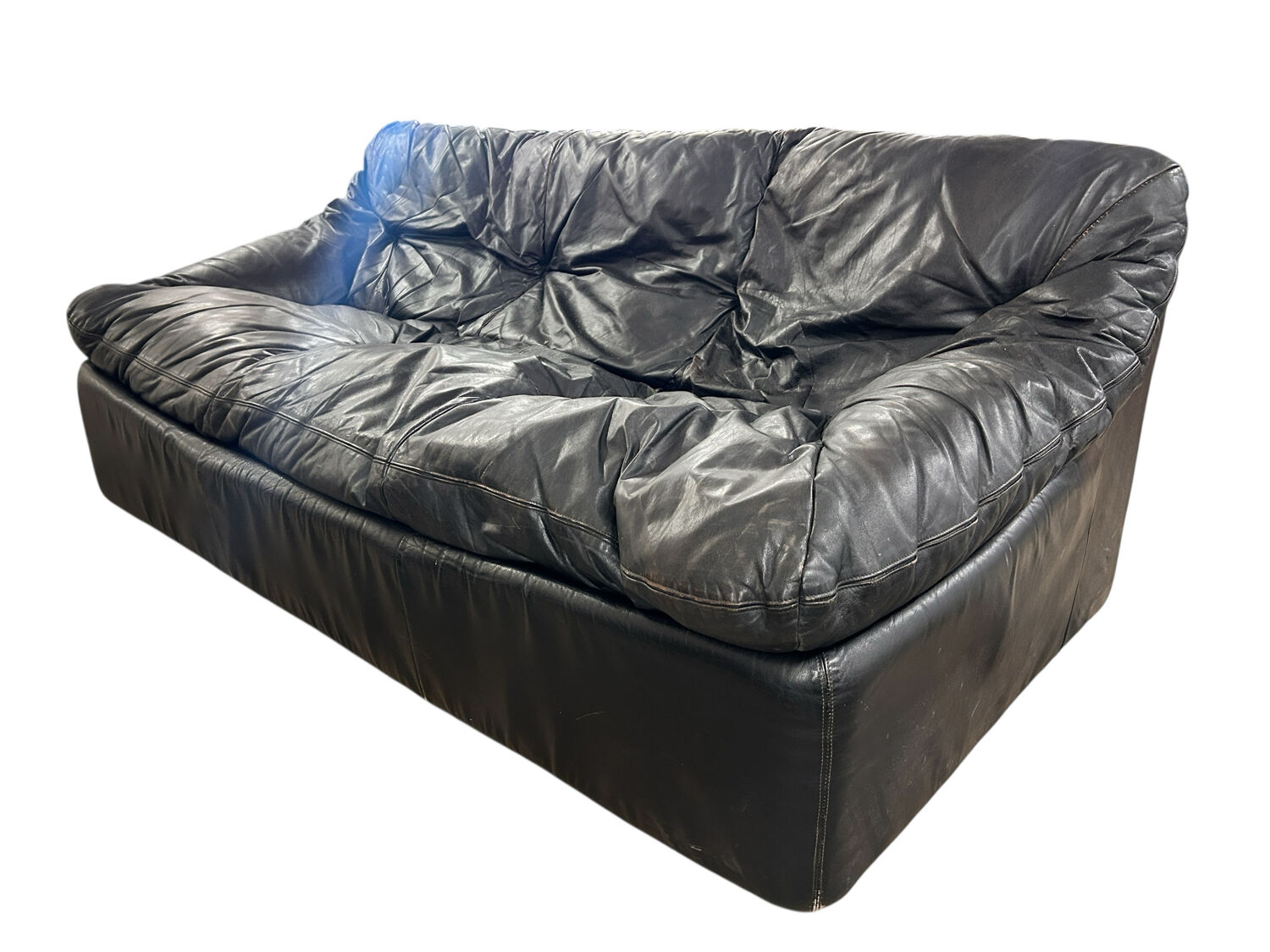 Cinna leather sofa 1970