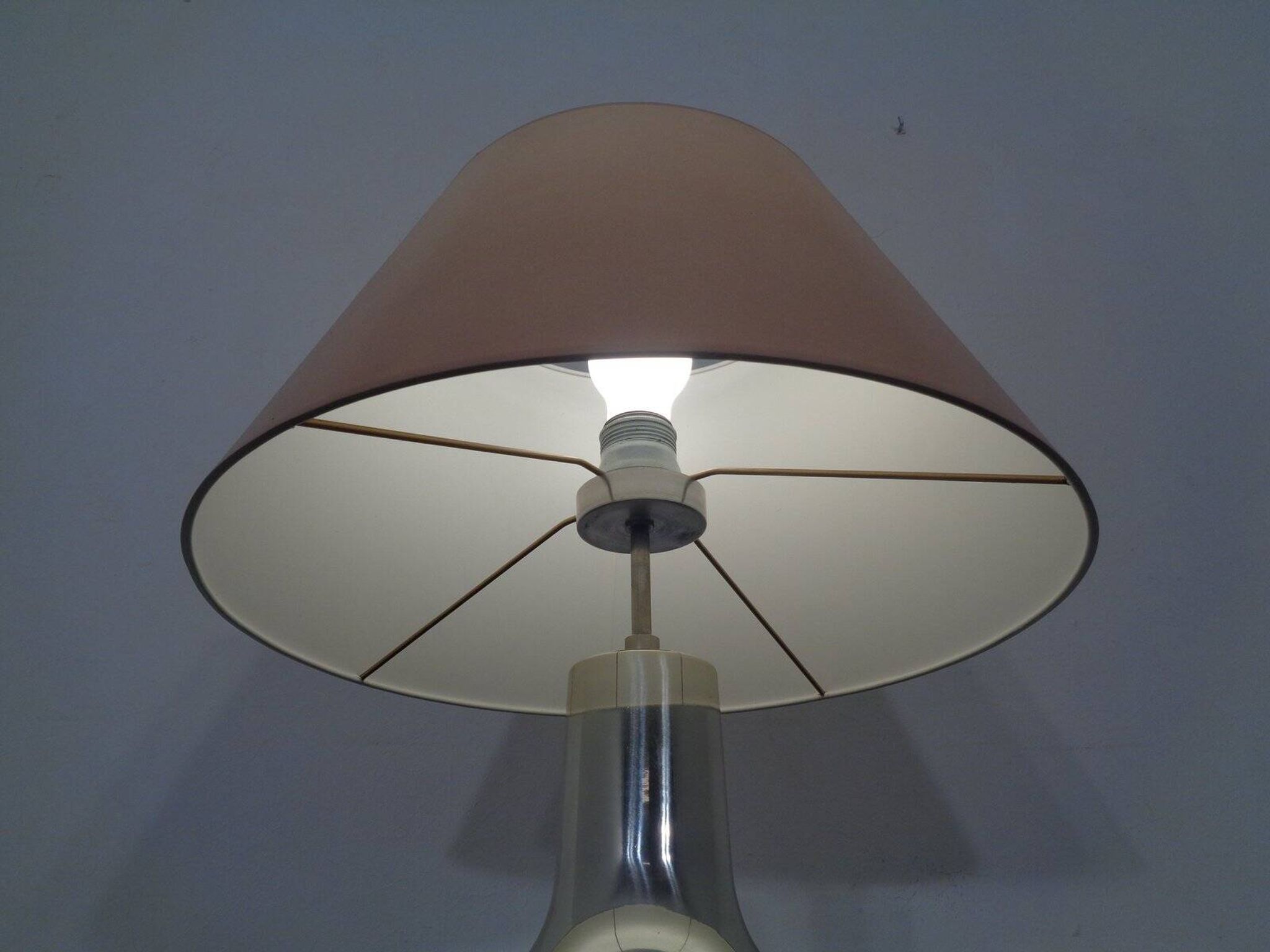 Italian Glass Floor Lamp, 1970s