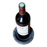 Bottle base made of recycled shells