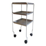 Chrome metal trolley