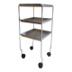 Chrome metal trolley
