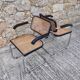 Lot de 4 chaises B32 et 2 fauteuils B64 Marcel Breuer