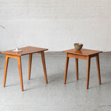 Set of nesting tables in teak, Dutch design, 1960’s