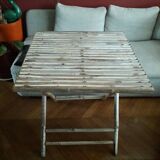 Table pliante très originale en bambou