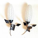 Pair of 1960s wall sconces