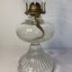Old kerosene lamp Eagle USA glass brass XXth