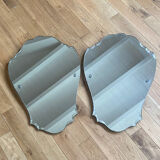 Set of 2 antique mirrors