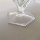 6 SAINT LOUIS flat-ribbed white wine glasses, Poincaré model