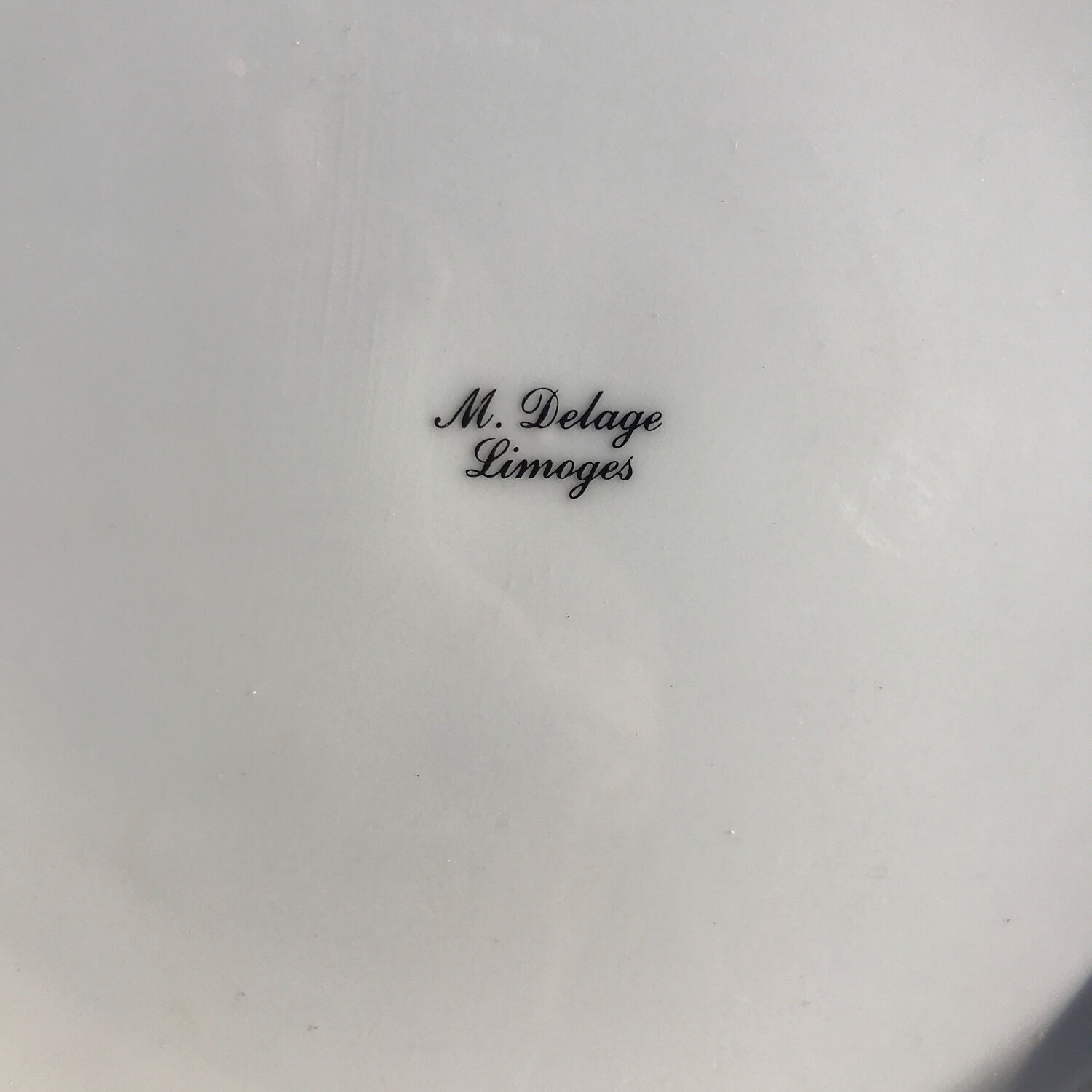 Fragonard porcelain plate Limoges