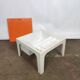 Orange and white vintage Prisunic "Flair" 1970