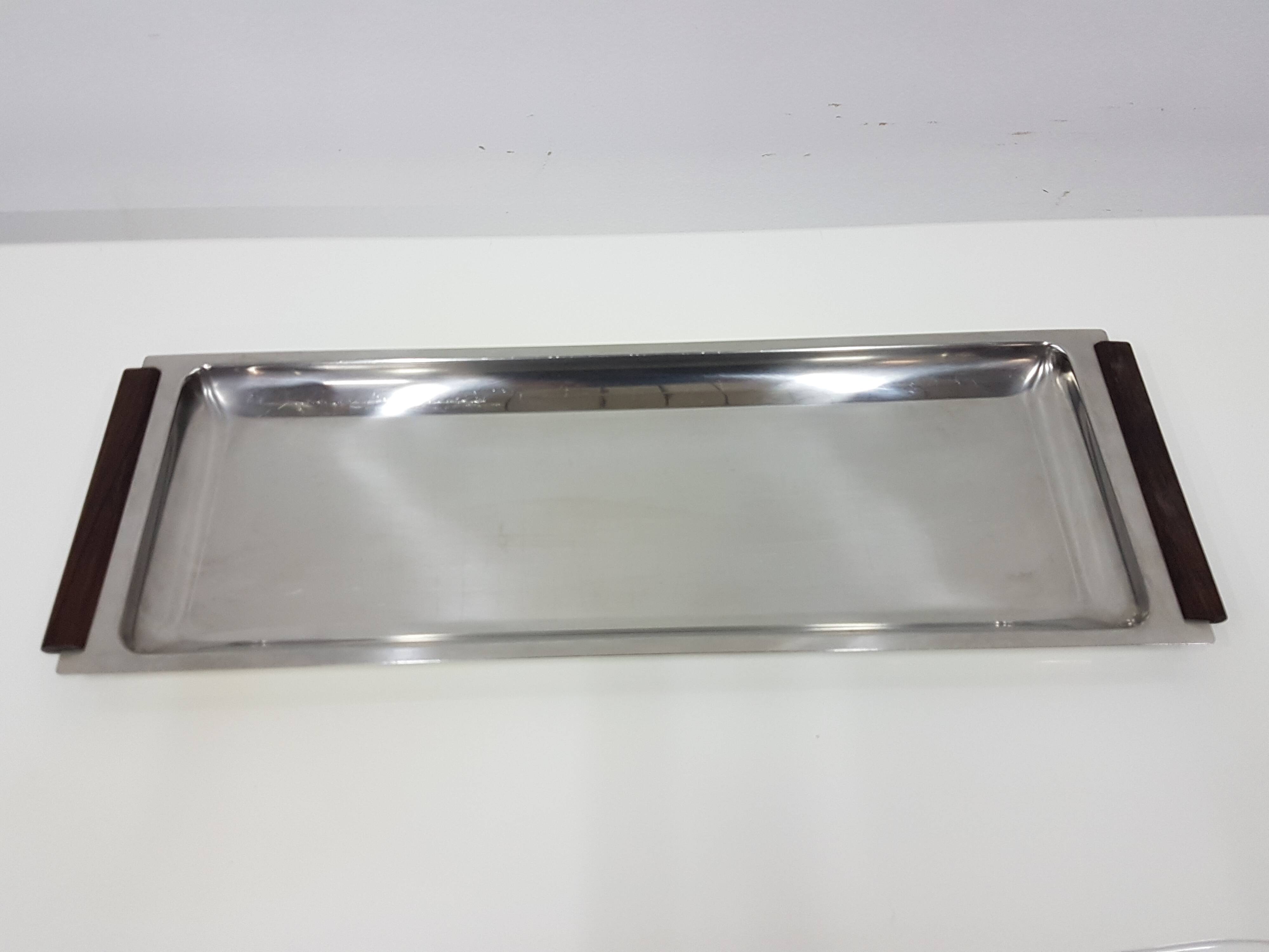 Vintage set of three trays, Denmark, 1960s.