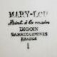 8 vintage soup plates, Mary-Lou model, Digoin Sarreguemines