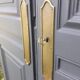 Pair of doors 242,5x116 of antique closet
