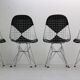 "DKR-2" Set of 4 Wire Chairs 'Bikini' by Eames for Herman Miller, 1960