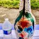 Ceramic vase Vallauris 1950 vintage Marius Bessone