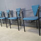 Vintage dining chairs by Belgochrom, set of 4 - 1980s