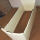 Painted wooden child's bed.