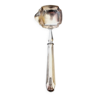 1940s Art Deco Silver Plated Sauce Serving Spoon