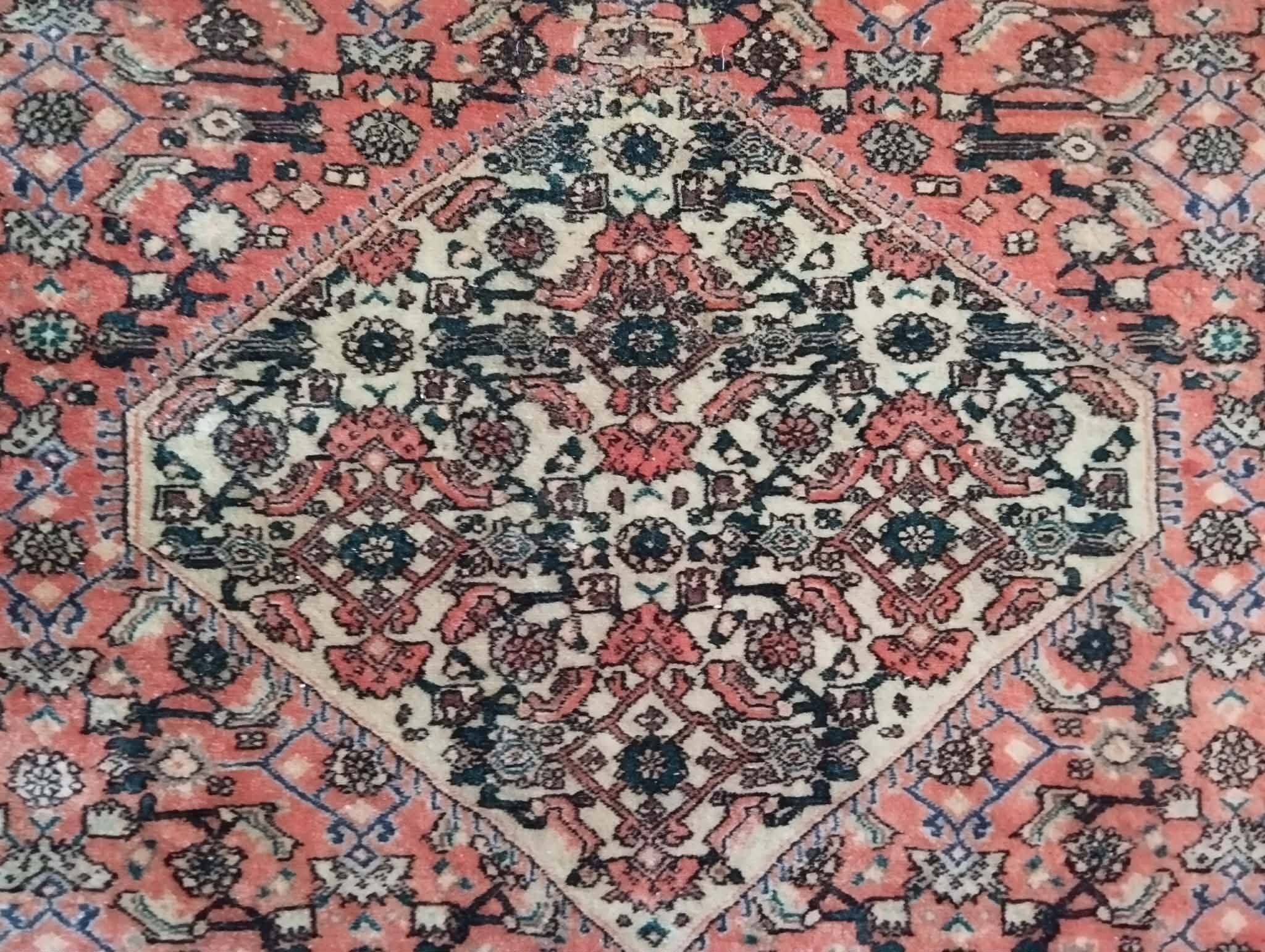 Tapis Persan moussel fait main 152x112cm