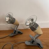 Set of massive vintage spotlights