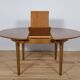 Mid-Century Round Extendable Dining Table and Chairs from McIntosh, 1960s, Set of 5
