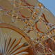 Plat creux en verre rose