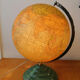 Luminous glass terestre globe, Perrina - Paris, 1940-50