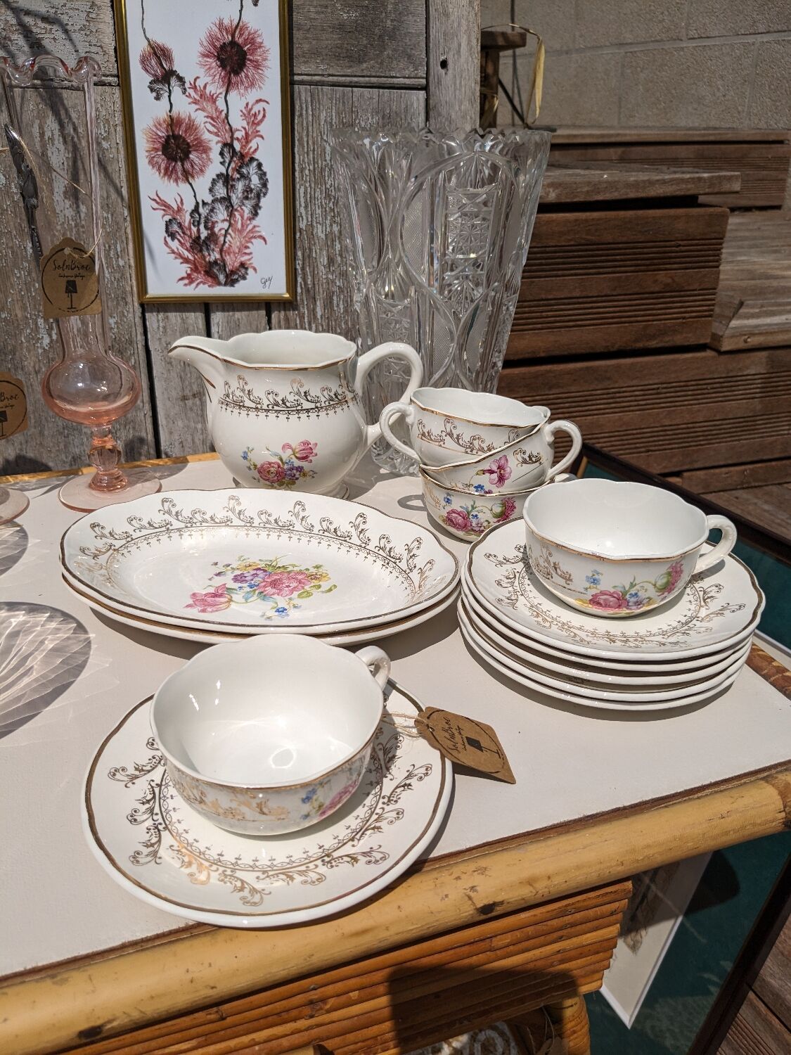 Coffee or tea service digoin sarreguemines
