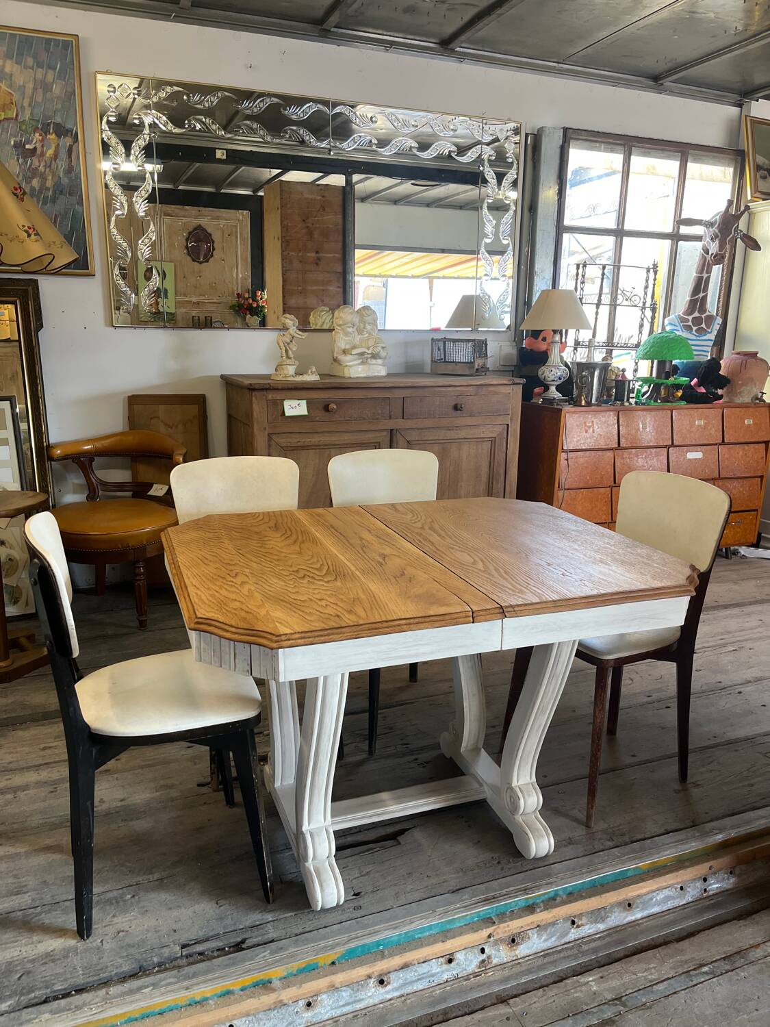 Table de salle à manger à rallonge