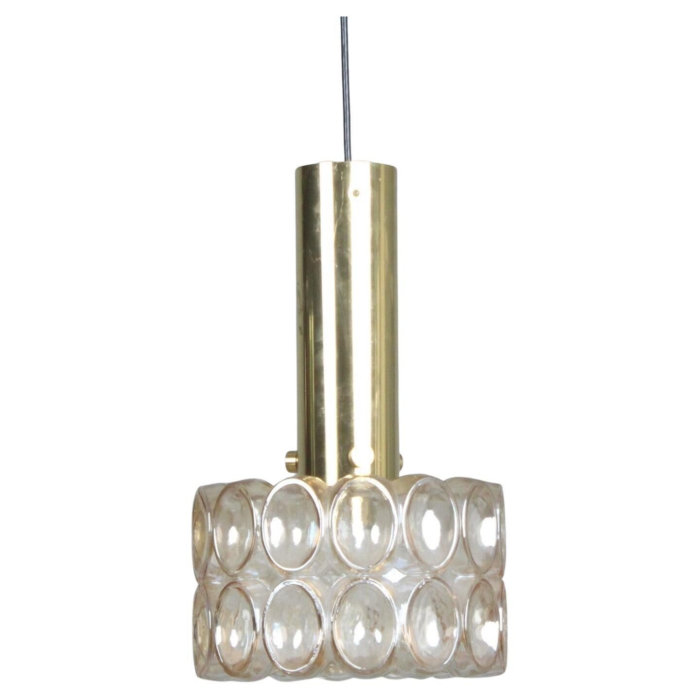 Suspended lamp Helena Tynell for Glashütte Limburg Germany 1960